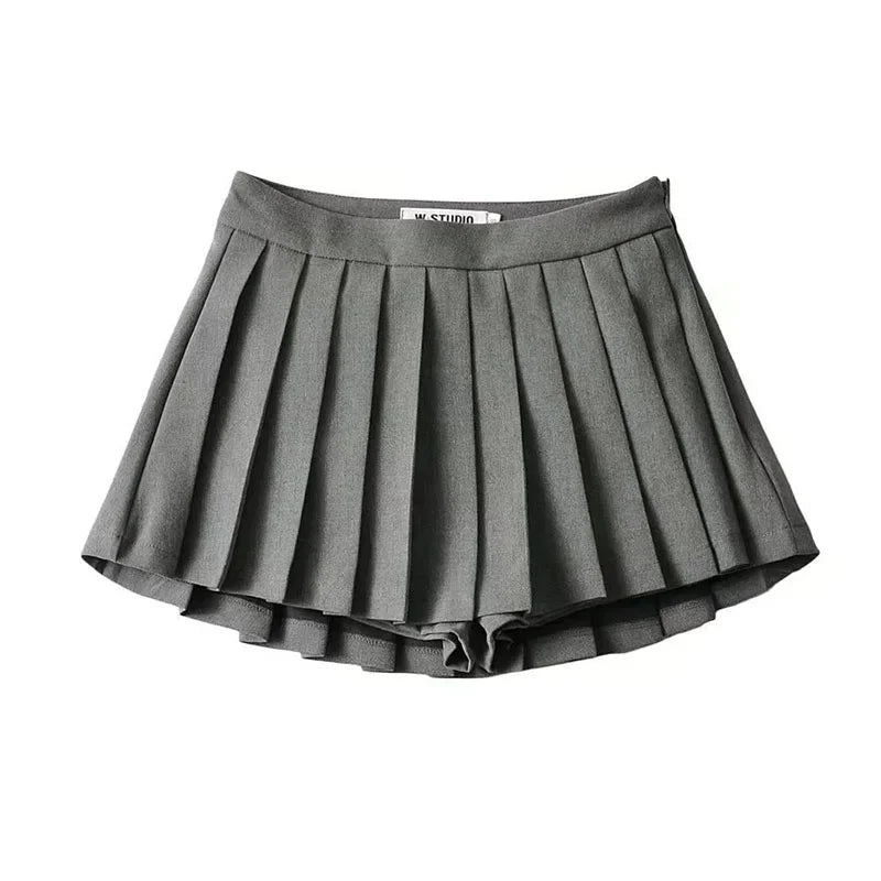 Mooyufon Women Pleated Skirts High Waist