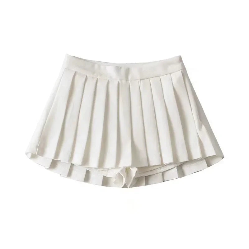 Mooyufon Women Pleated Skirts High Waist