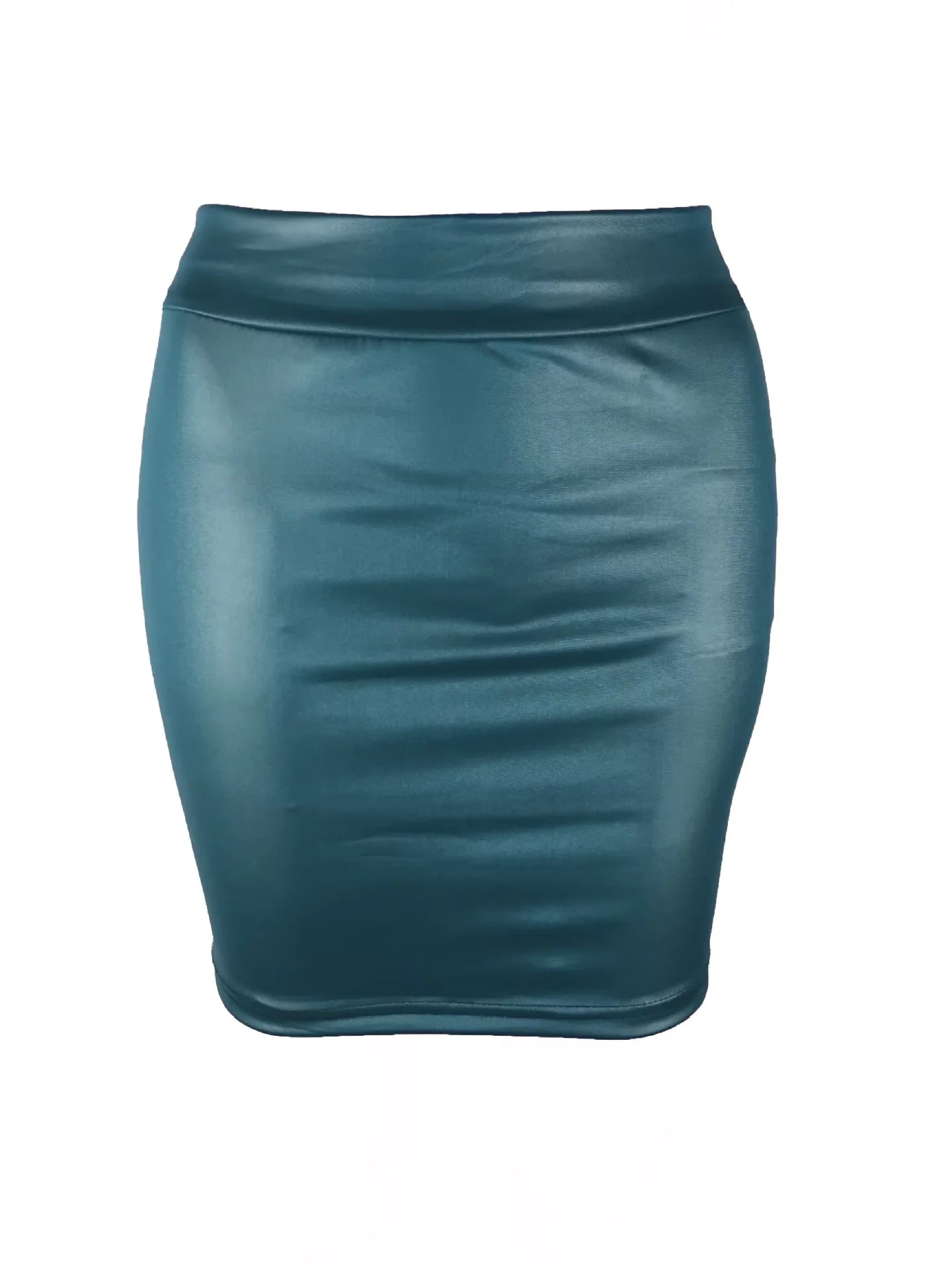 Leather Matte Slim Mini skirt